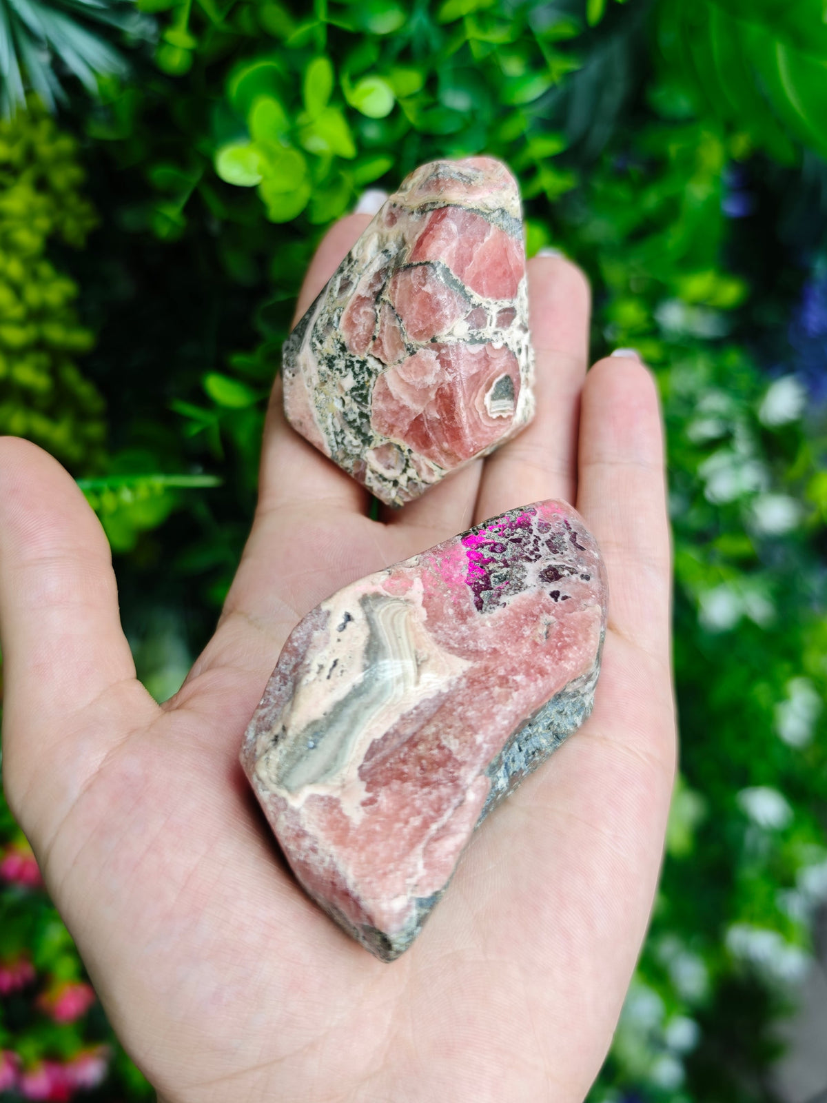 Rhodochrosite Free Forms