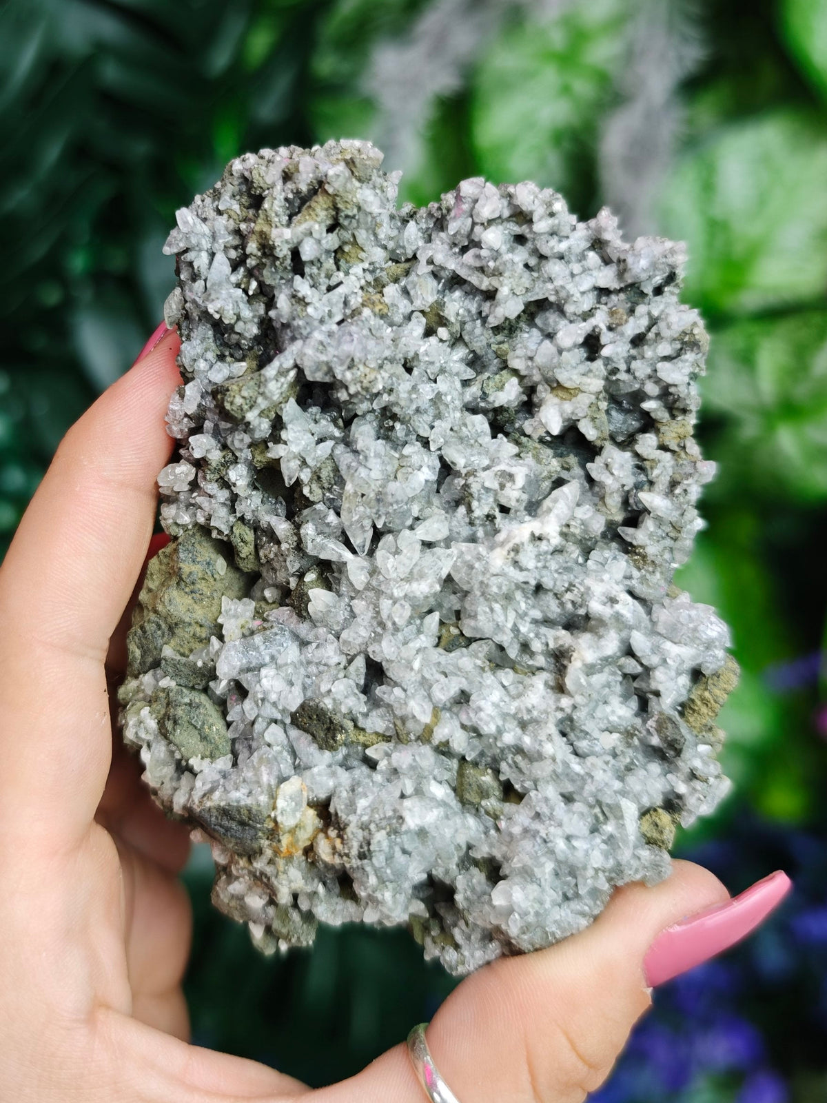 Daye Liutie Feather Calcite Specimen