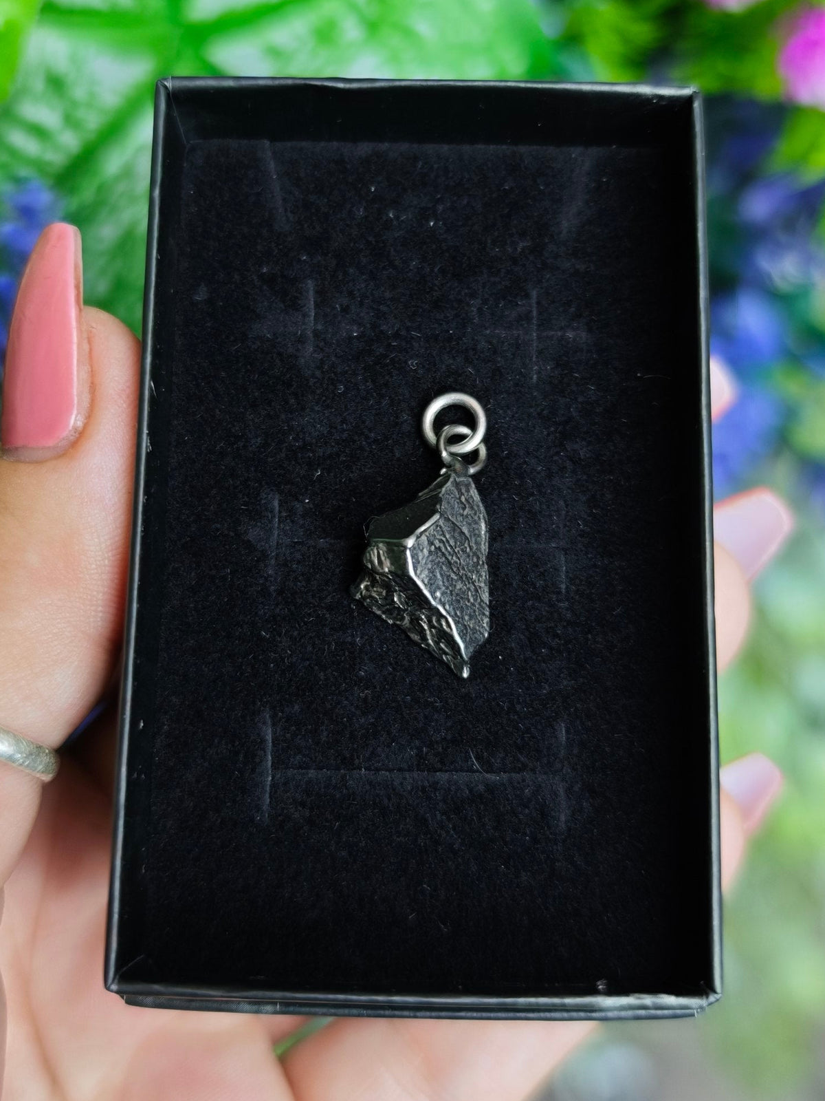 Campo Del Cielo Meteorite Sterling Silver Pendant