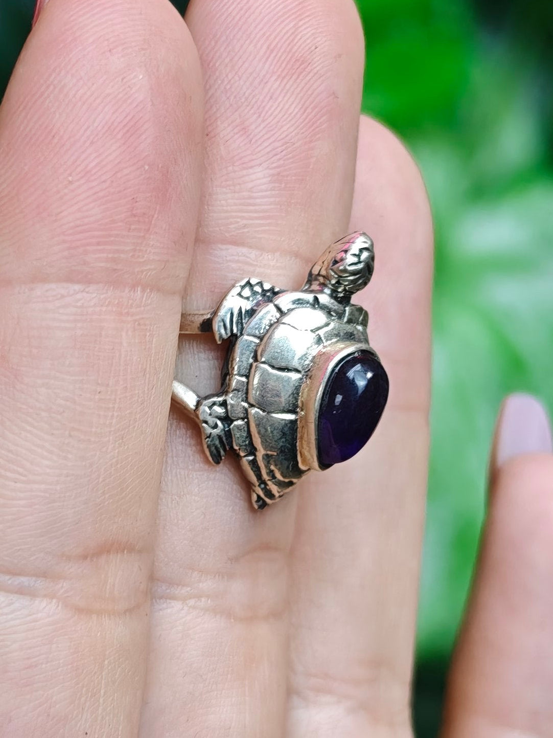 Amethyst Ring Size 6 Sterling Silver