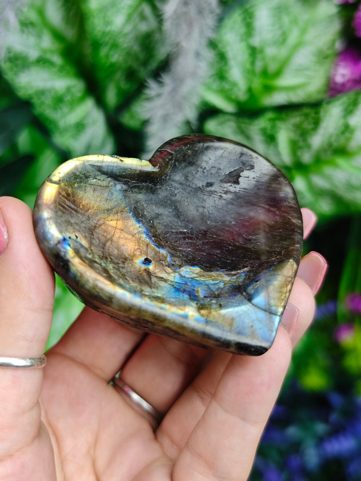 Labradorite Heart Bowl