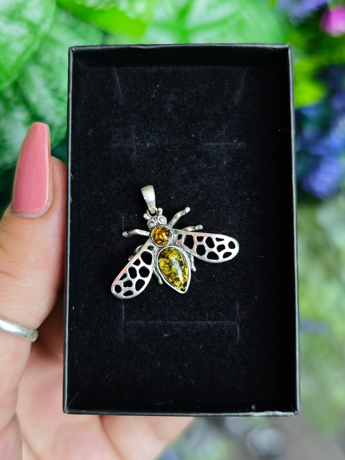 Baltic Amber Sterling Silver Pendants