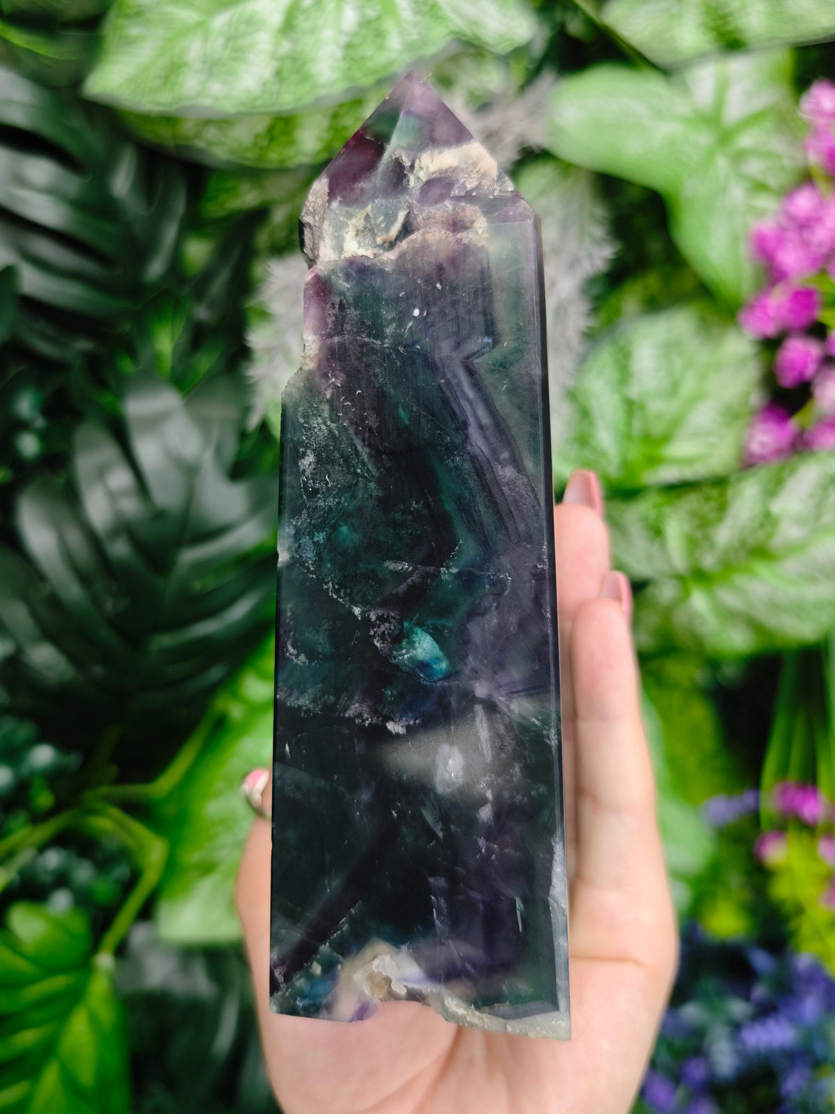 Fluorite Half Raw Tower