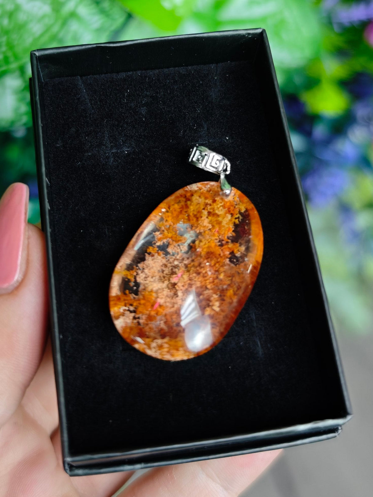 Garden Quartz Sterling Silver Pendant