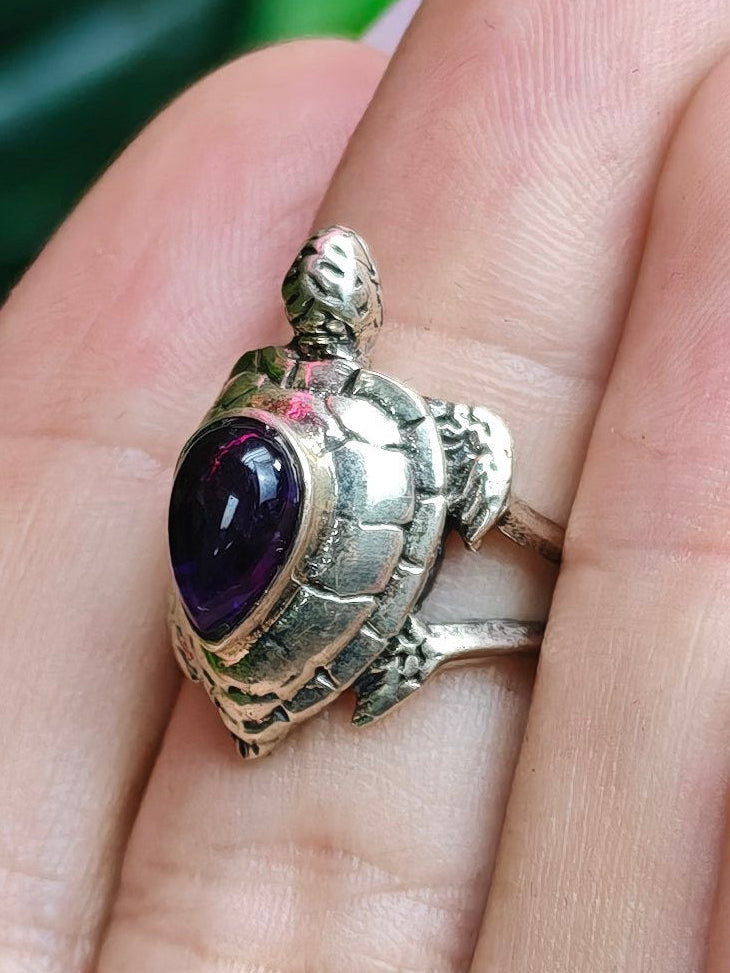 Amethyst Ring Size 6 Sterling Silver