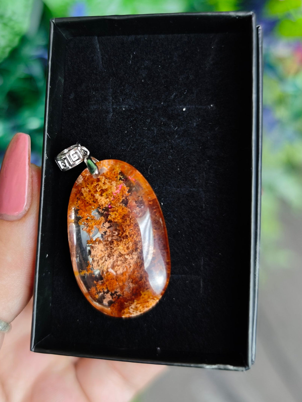 Garden Quartz Sterling Silver Pendant