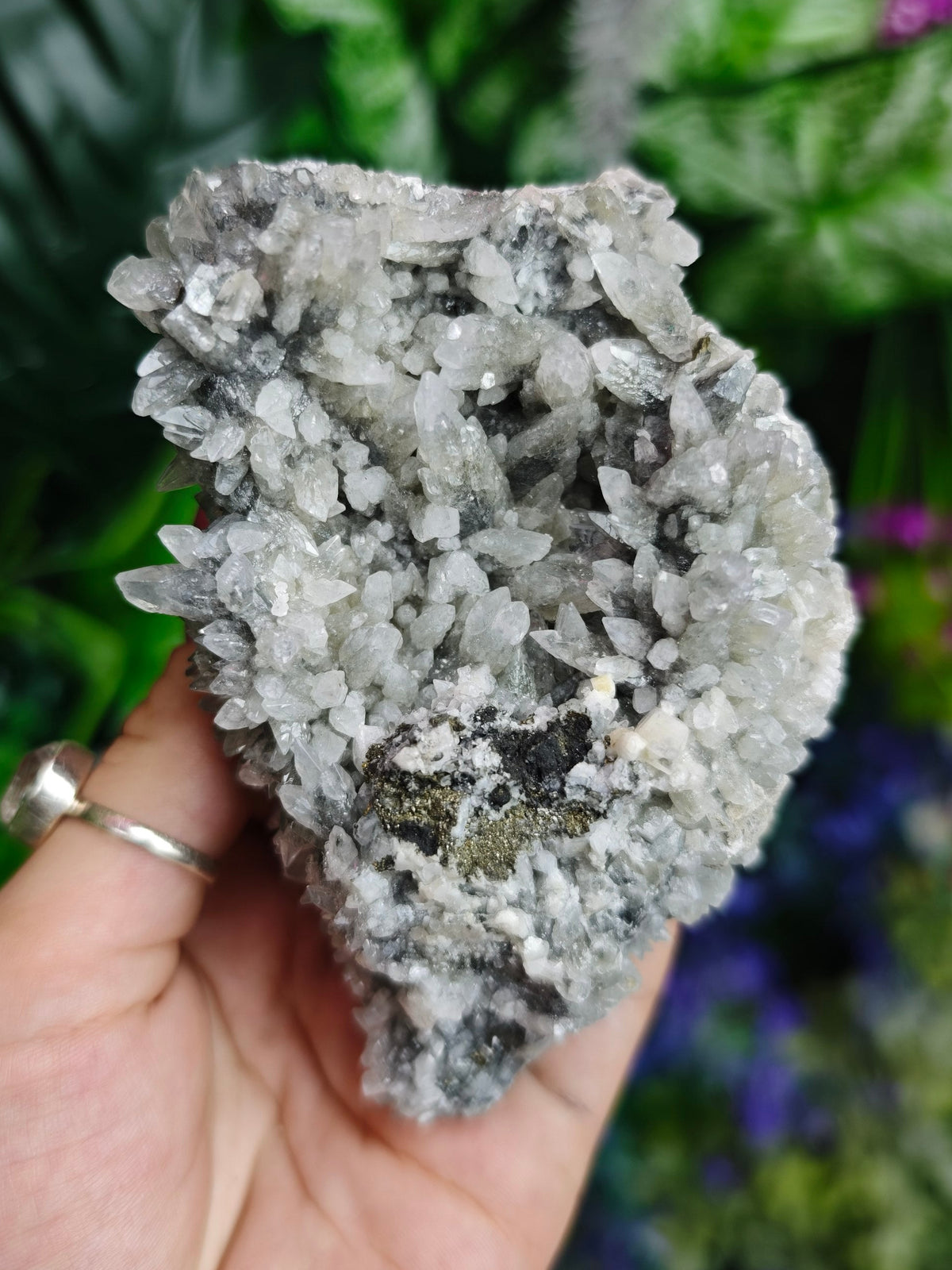 Daye Liutie Feather Calcite Specimen