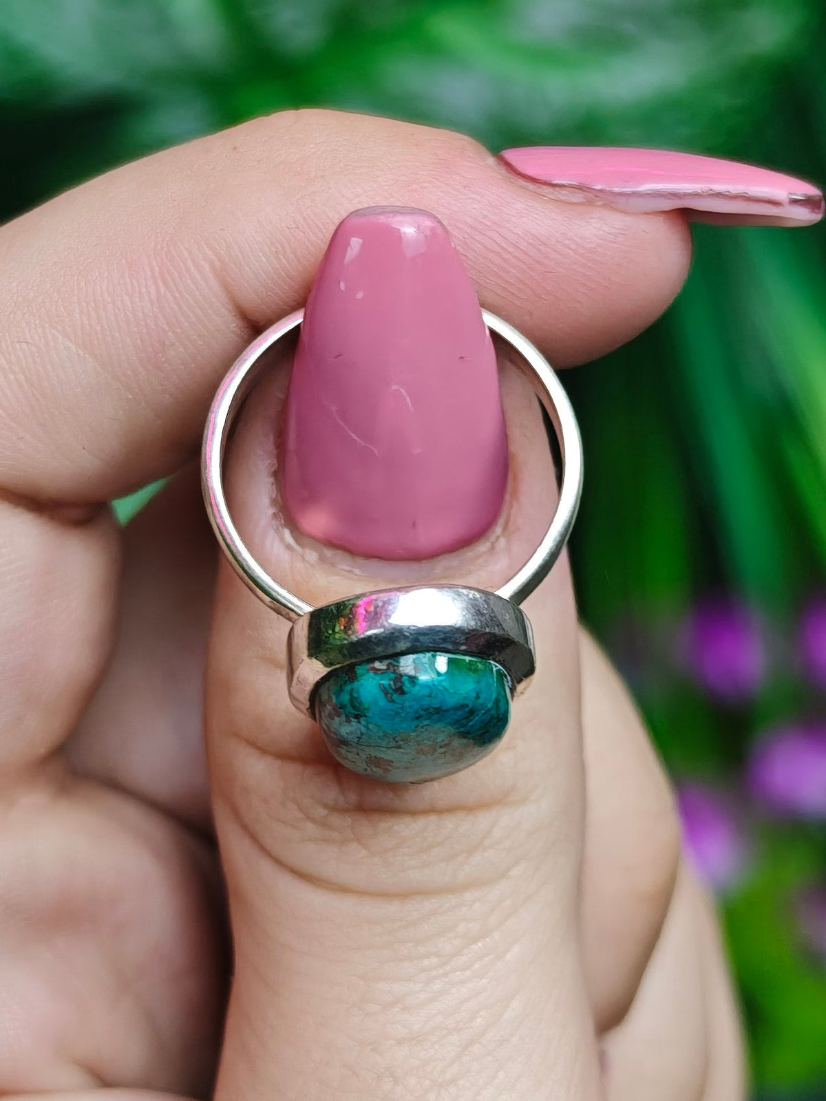 Kingsman Turquoise Ring Size 8 Sterling Silver