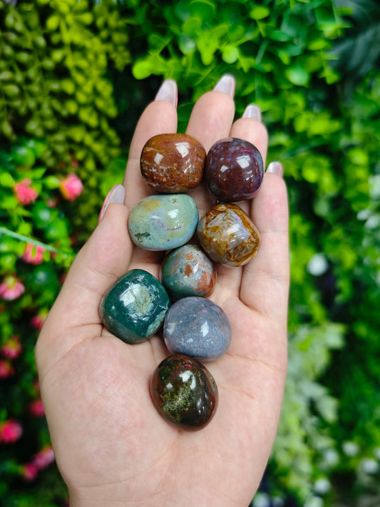 Fancy Jasper Tumbled Stone