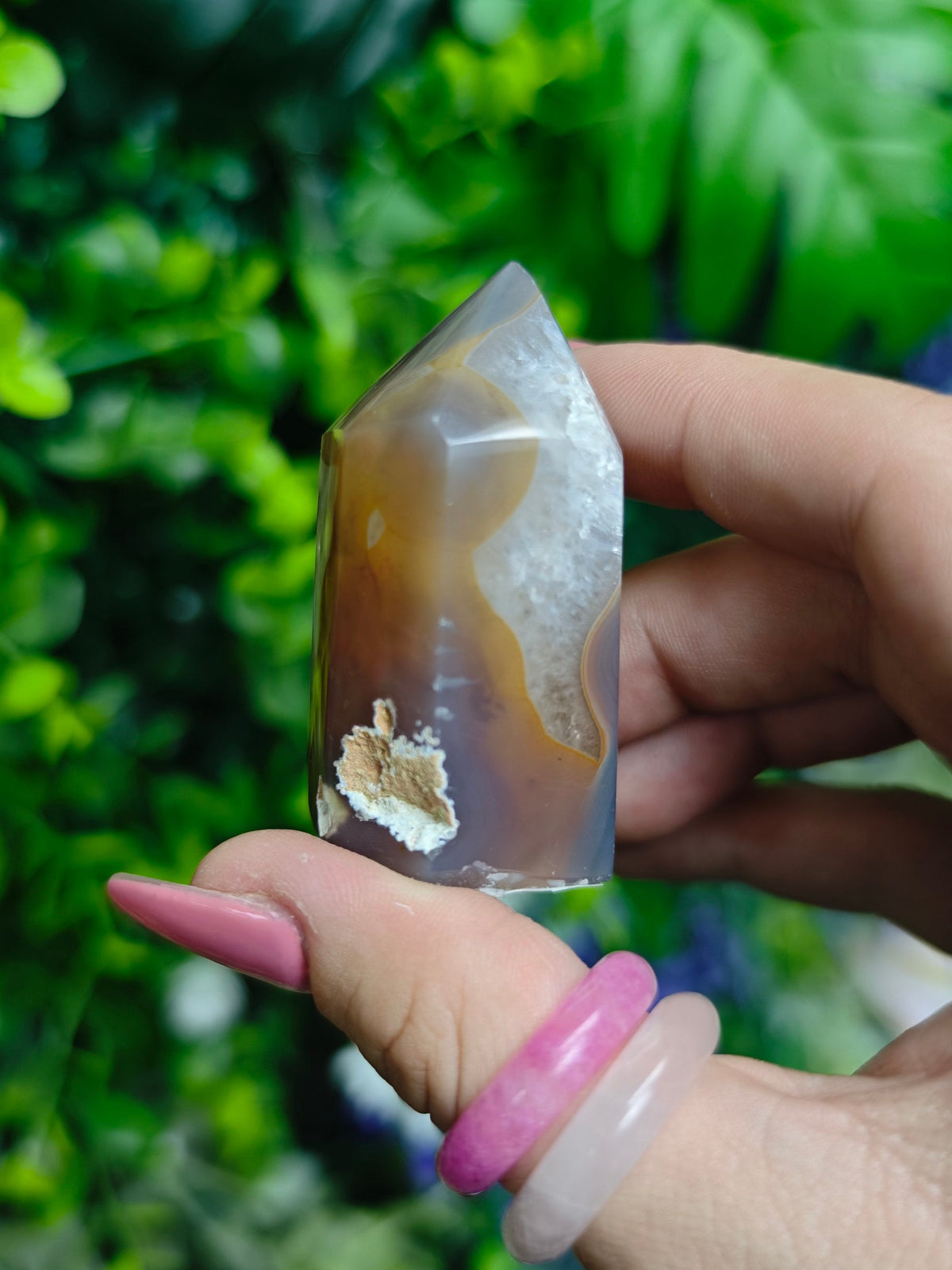 Brazilian Druzy Agate Tower