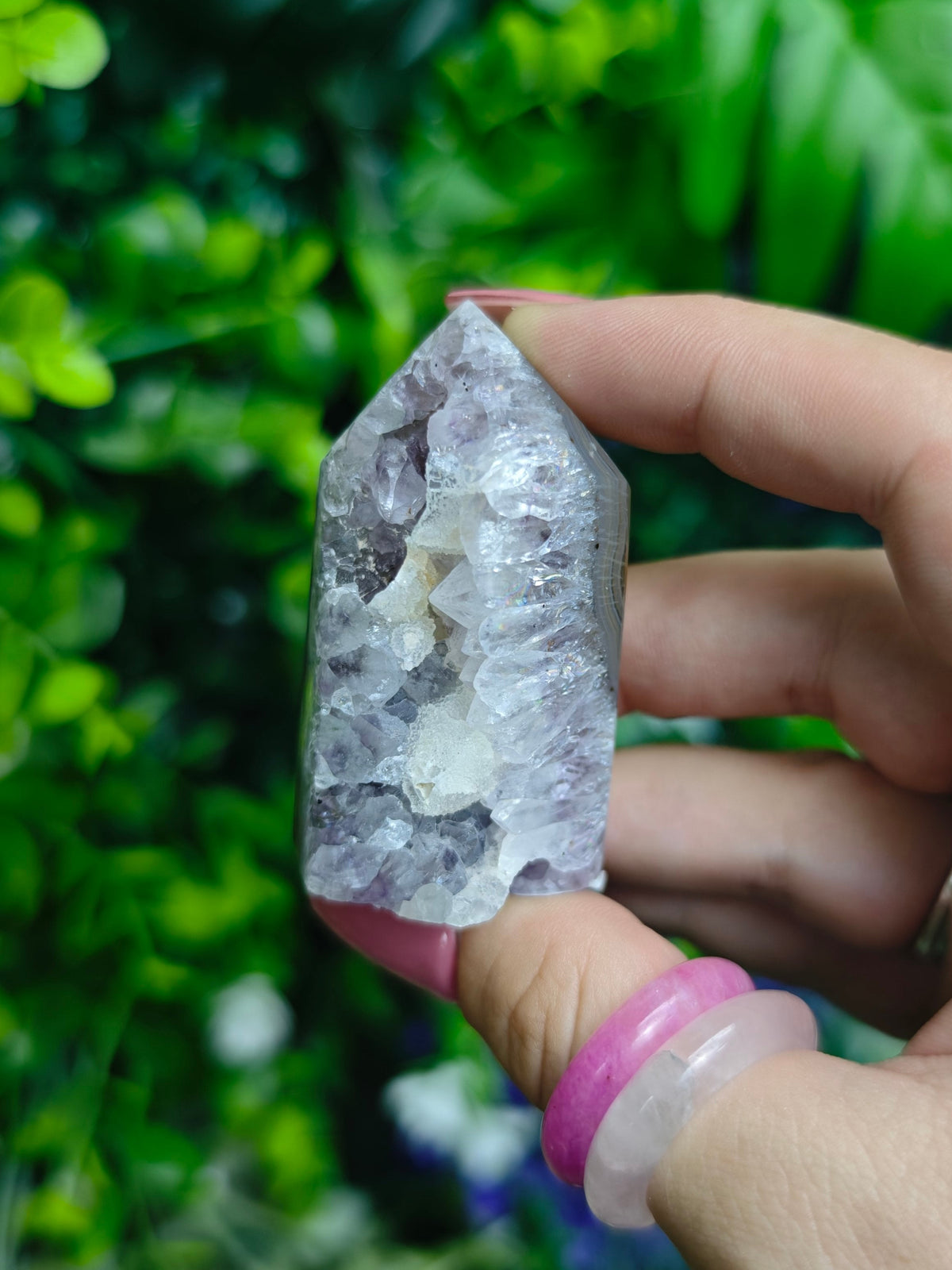 Brazilian Amethyst & Agate Tower
