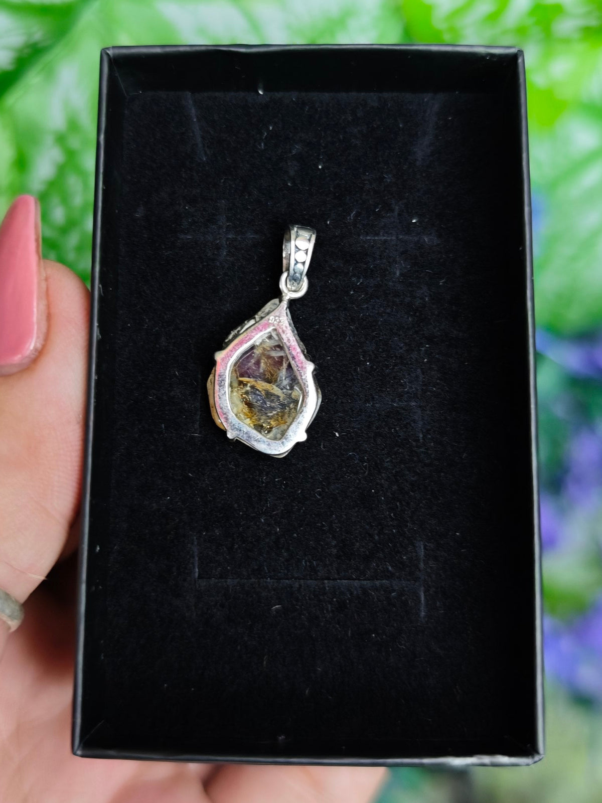 Citrine Sterling Silver Pendant
