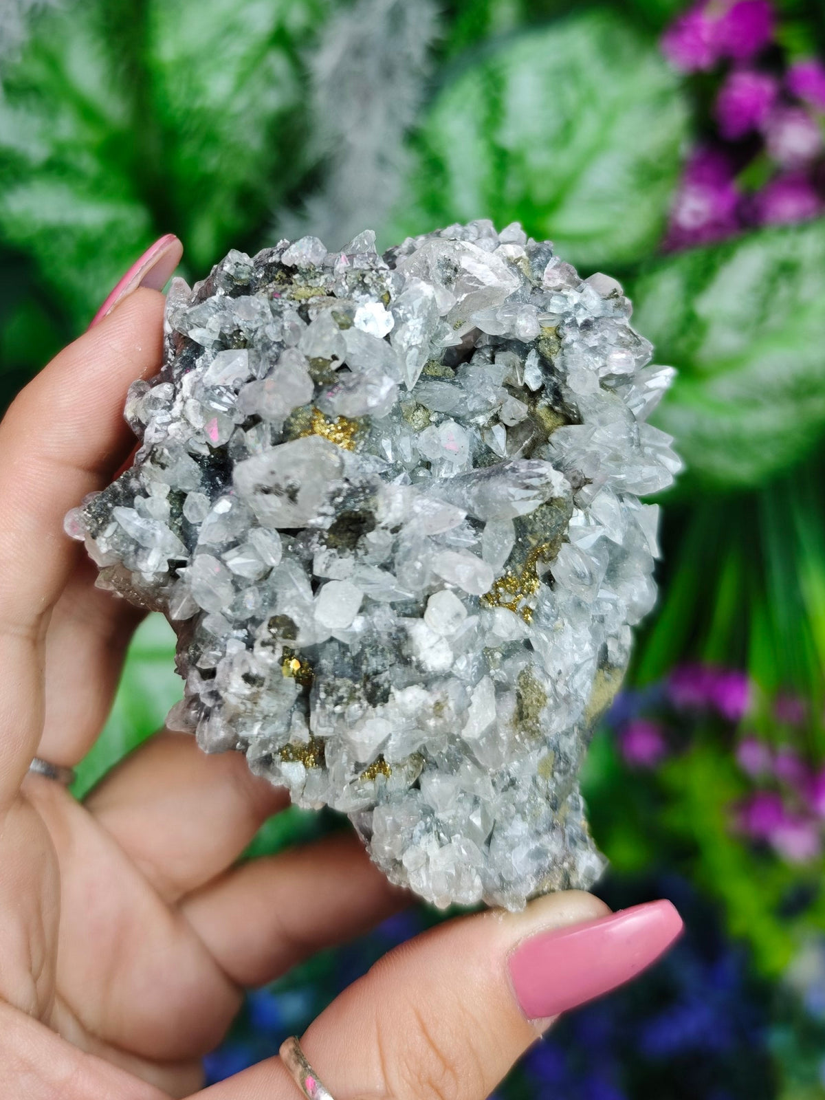 Daye Liutie Feather Calcite Specimen
