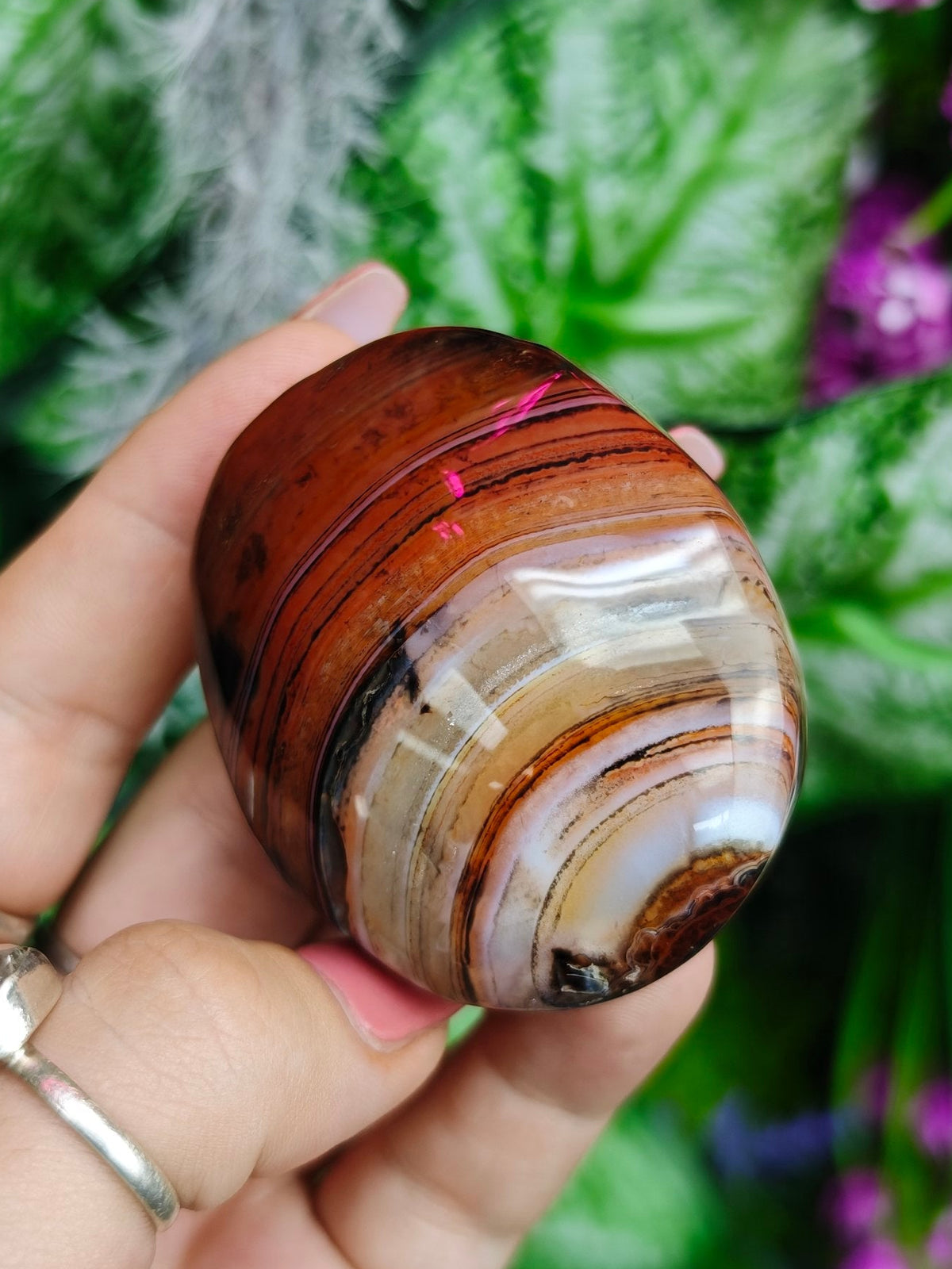Sardonyx Palm Stone