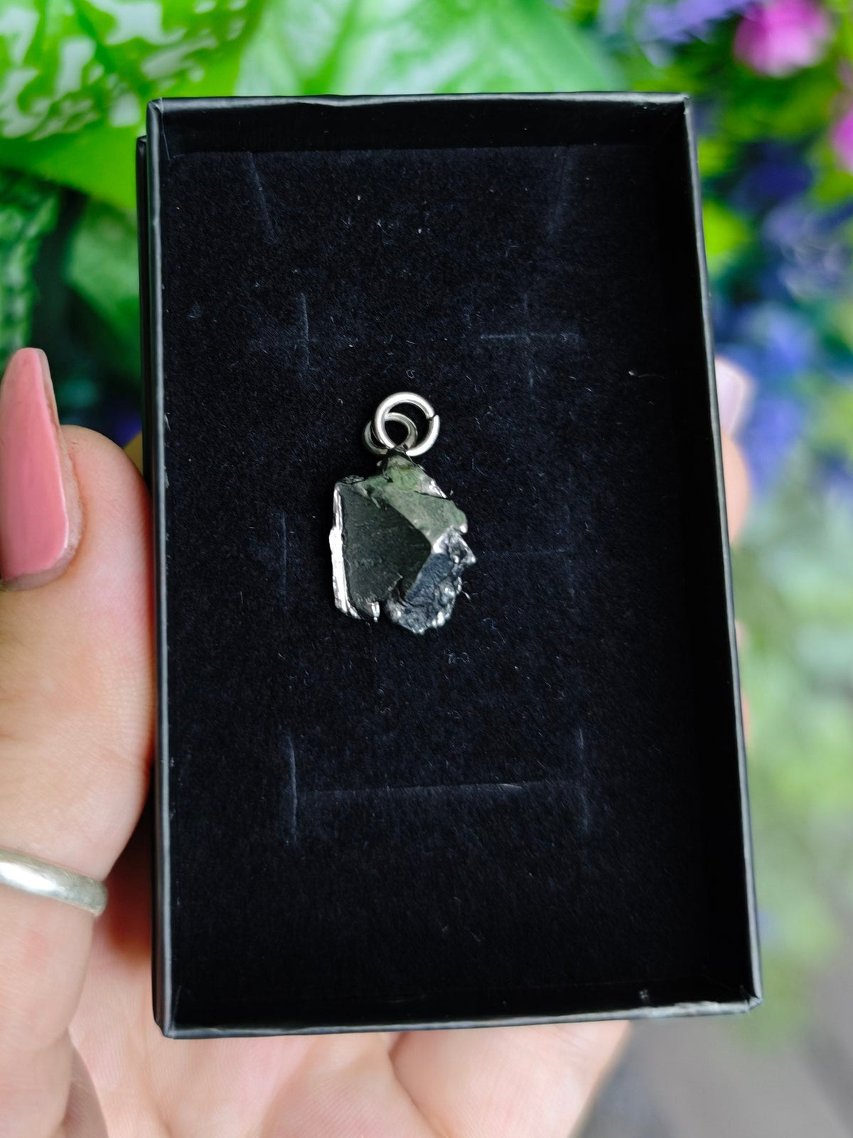 Campo Del Cielo Meteorite Sterling Silver Pendant