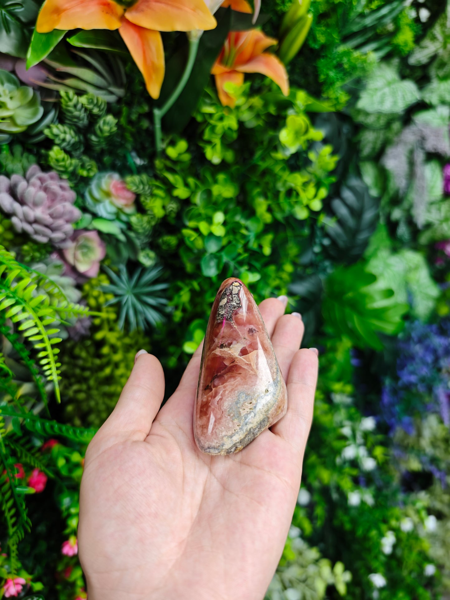 Rhodochrosite Free Form