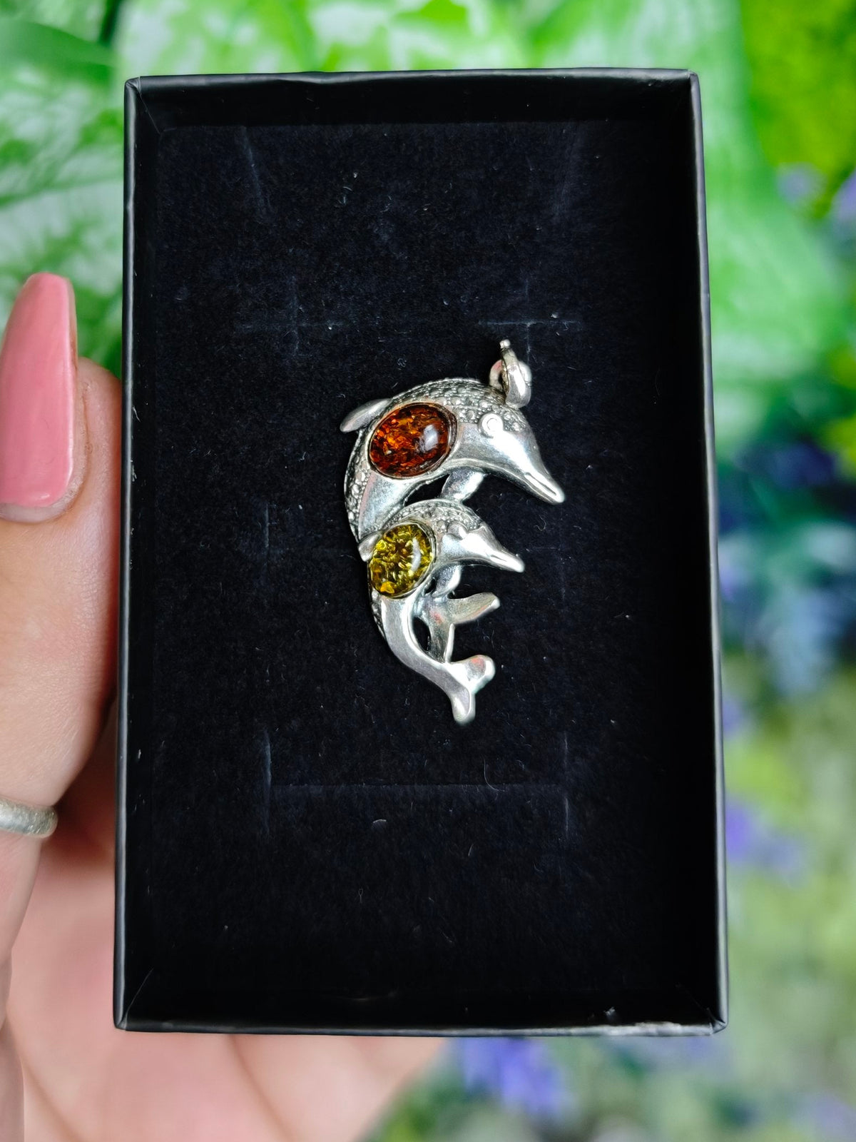 Baltic Amber Sterling Silver Pendants