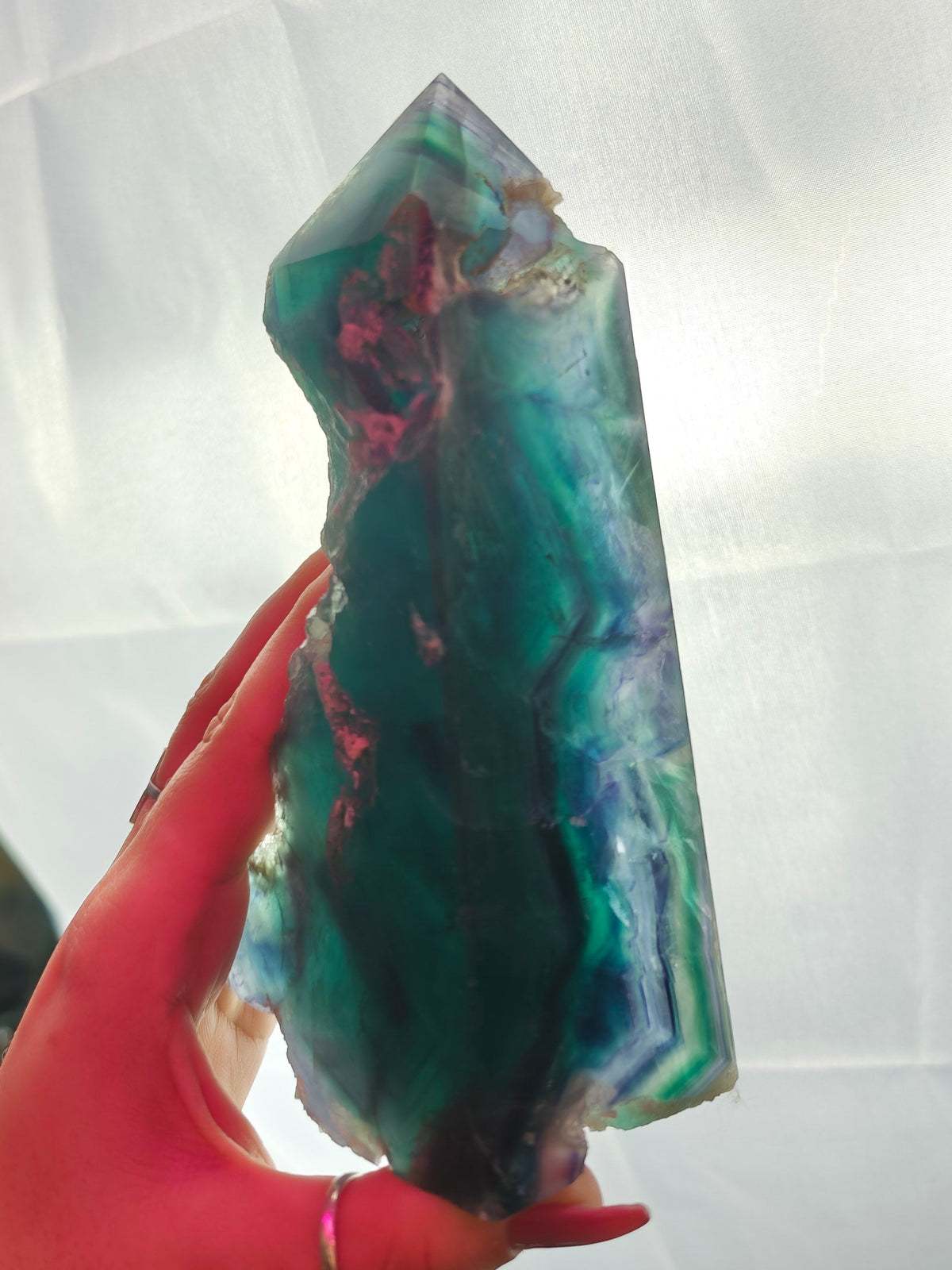 Fluorite Half Raw Tower