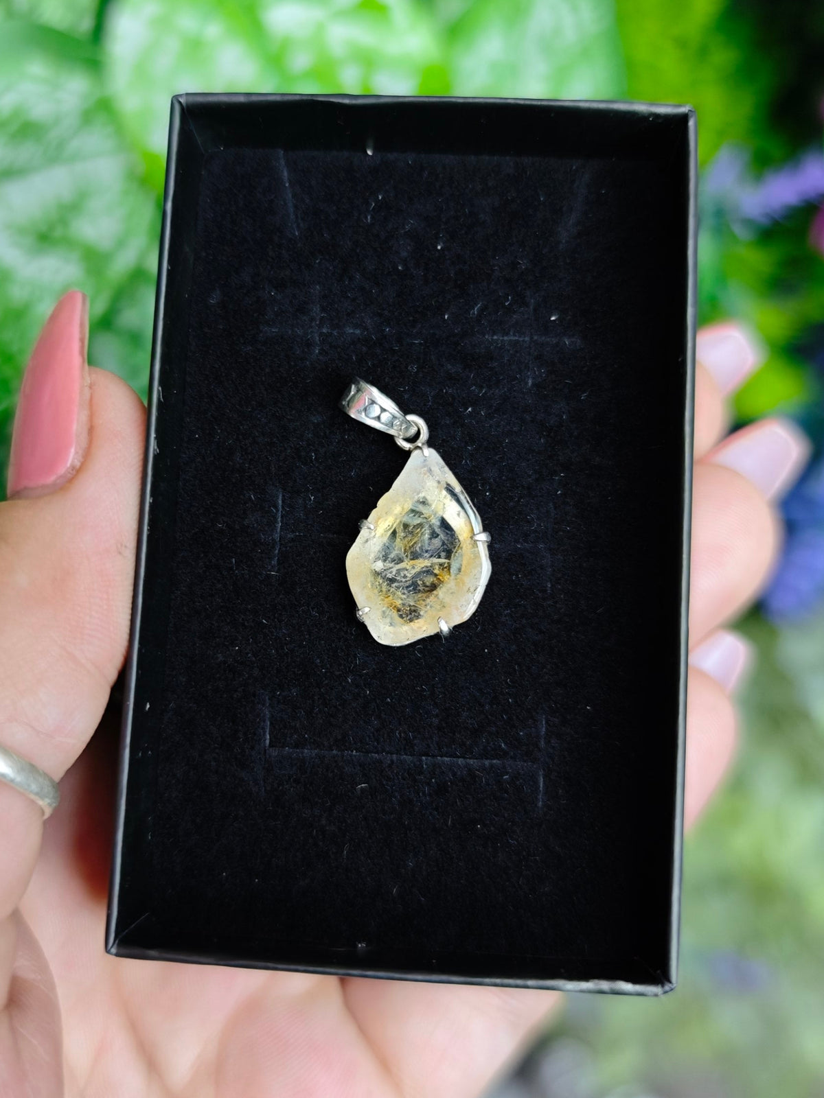 Citrine Sterling Silver Pendant