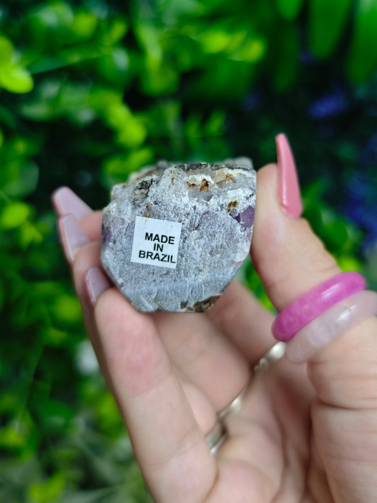 Brazilian Amethyst & Agate Druzy Tower