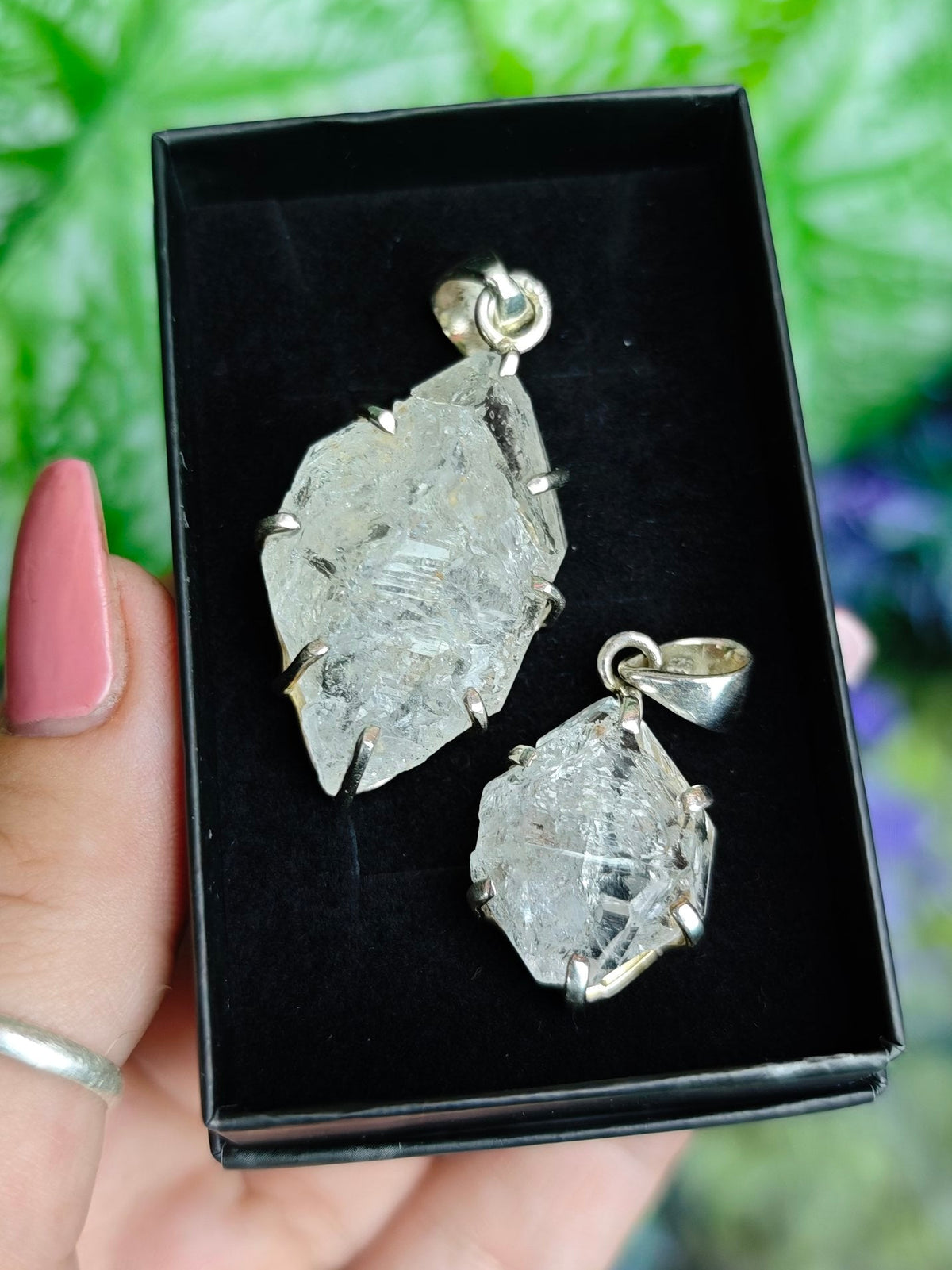 Herkimer Diamond Sterling Silver Pendant