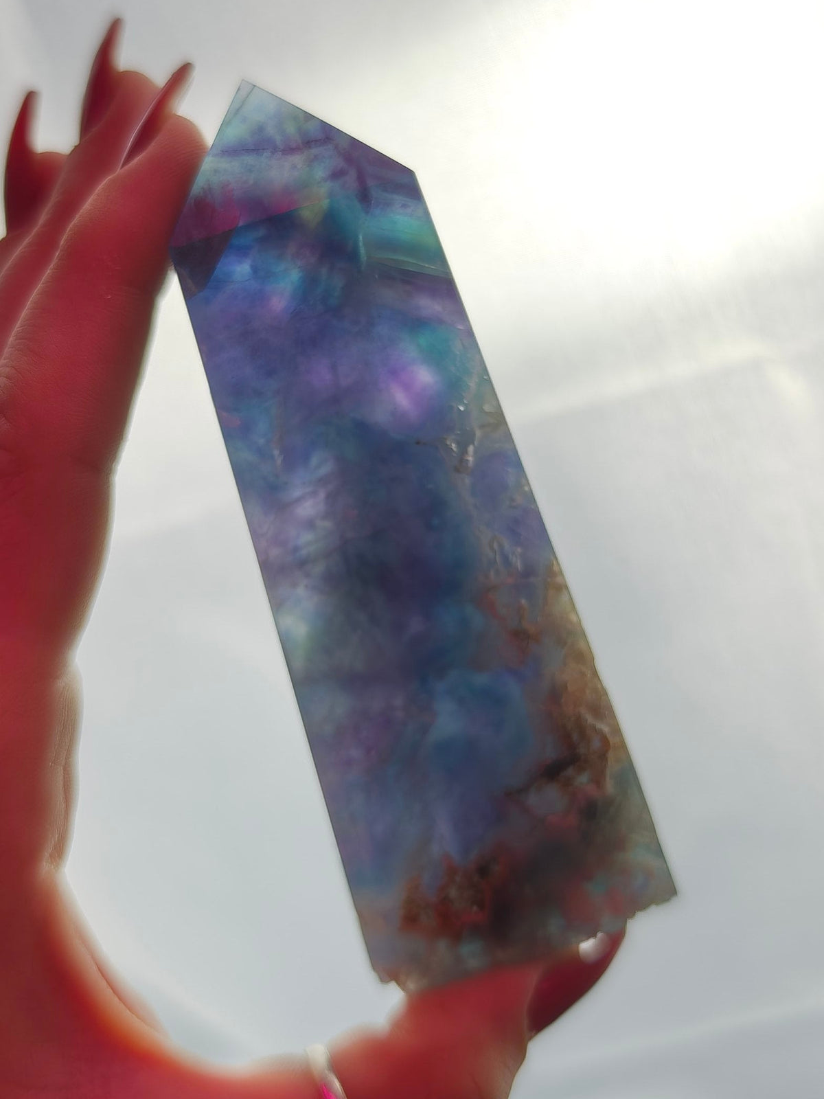 Fluorite Half Raw Tower