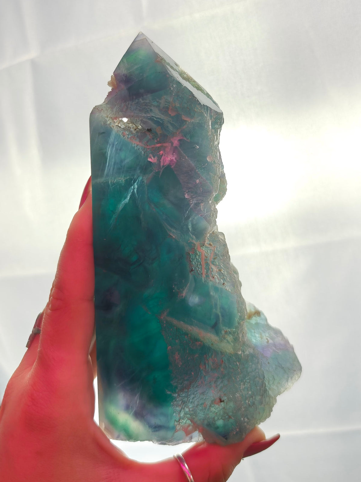 Fluorite Half Raw Tower