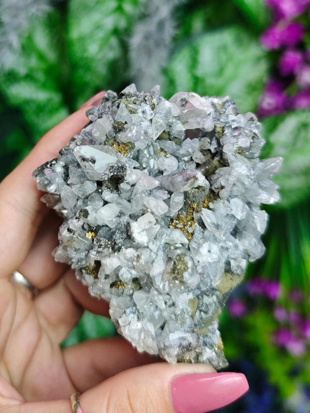Daye Liutie Feather Calcite Specimen