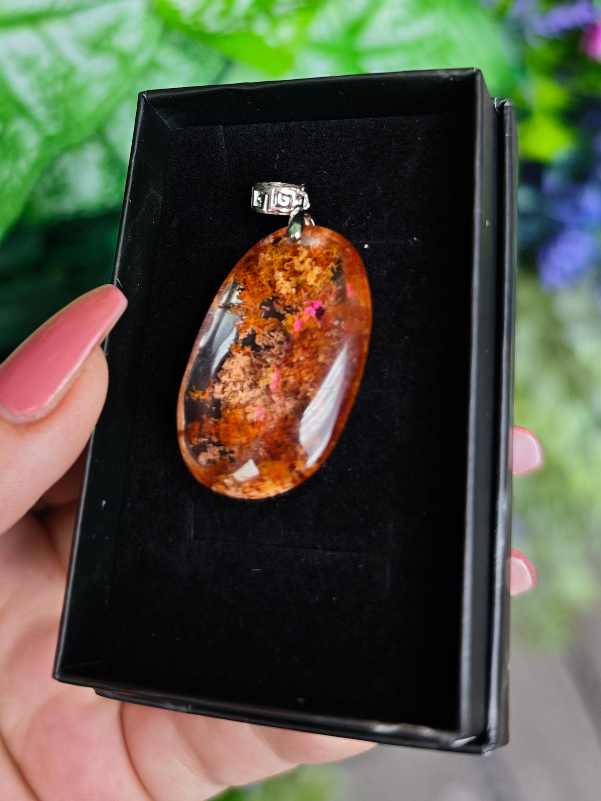 Garden Quartz Sterling Silver Pendant