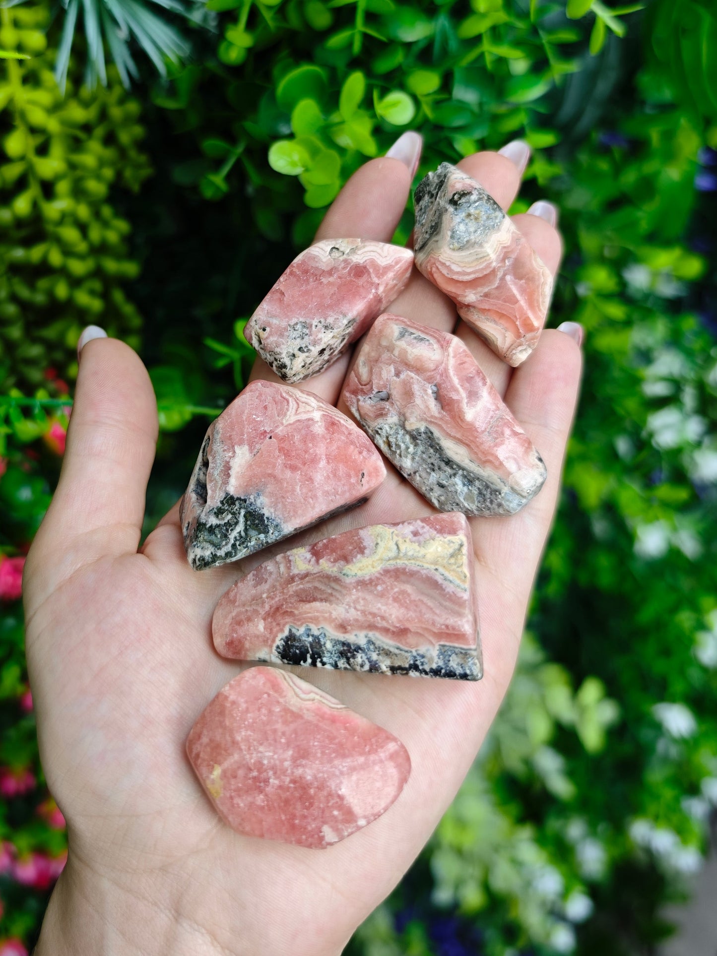 Rhodochrosite Free Forms