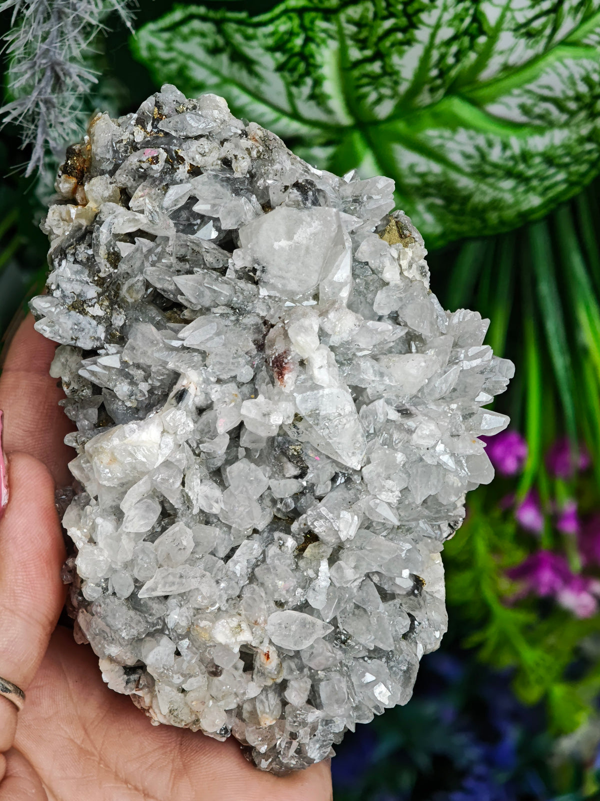 Daye Liutie Feather Calcite Specimen