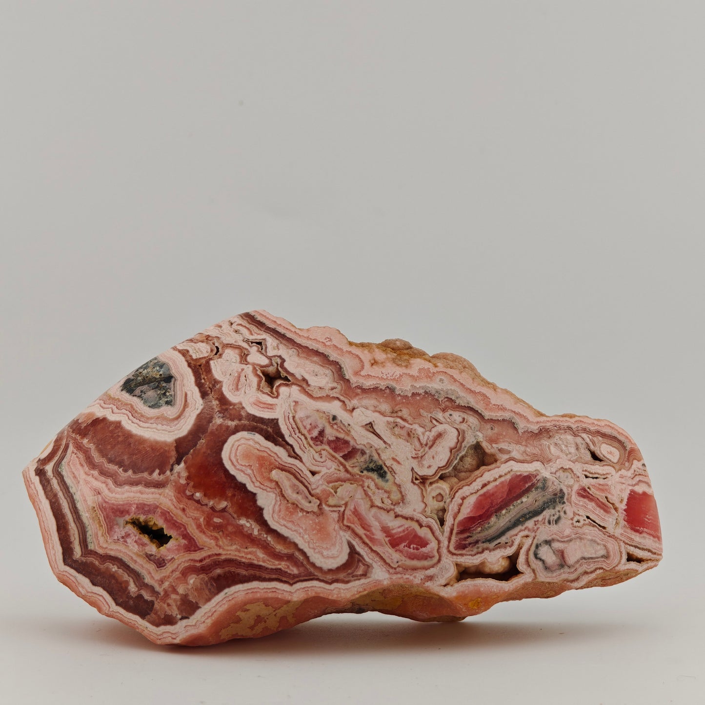 Rhodochrosite Half Slab