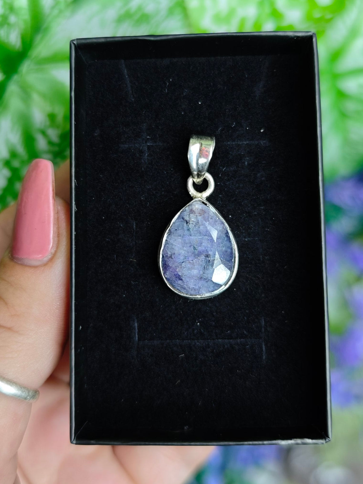 Tanzanite Sterling Silver Pendant