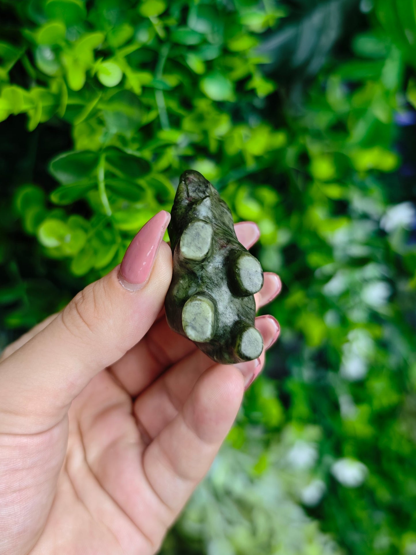 Green Jade Elephant Carving