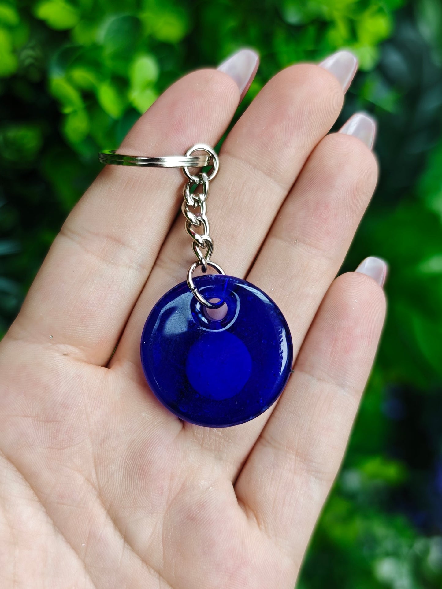 Turkish Glass Evil Eye Keychain