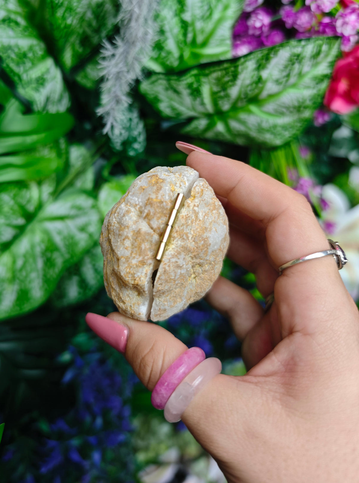 Quartz Geode Ring Box | B