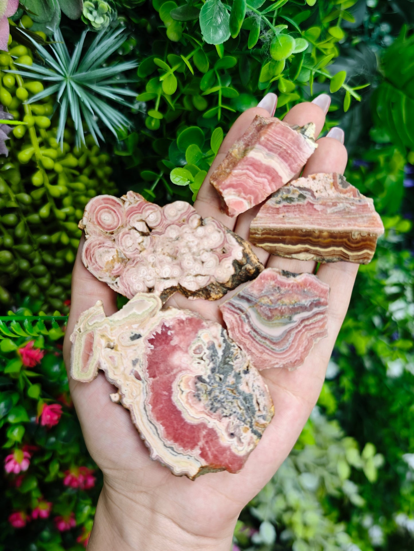 Rhodochrosite Slabs