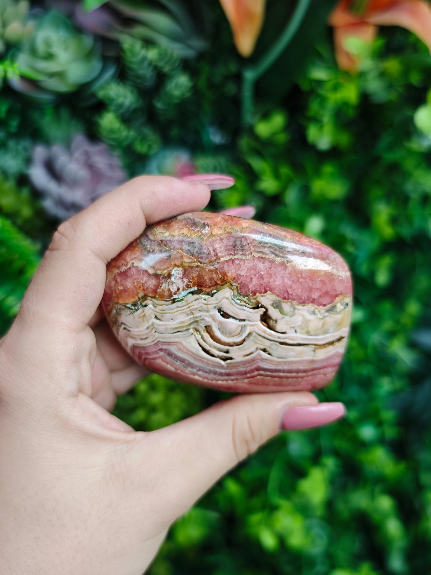 Rhodochrosite Free Form