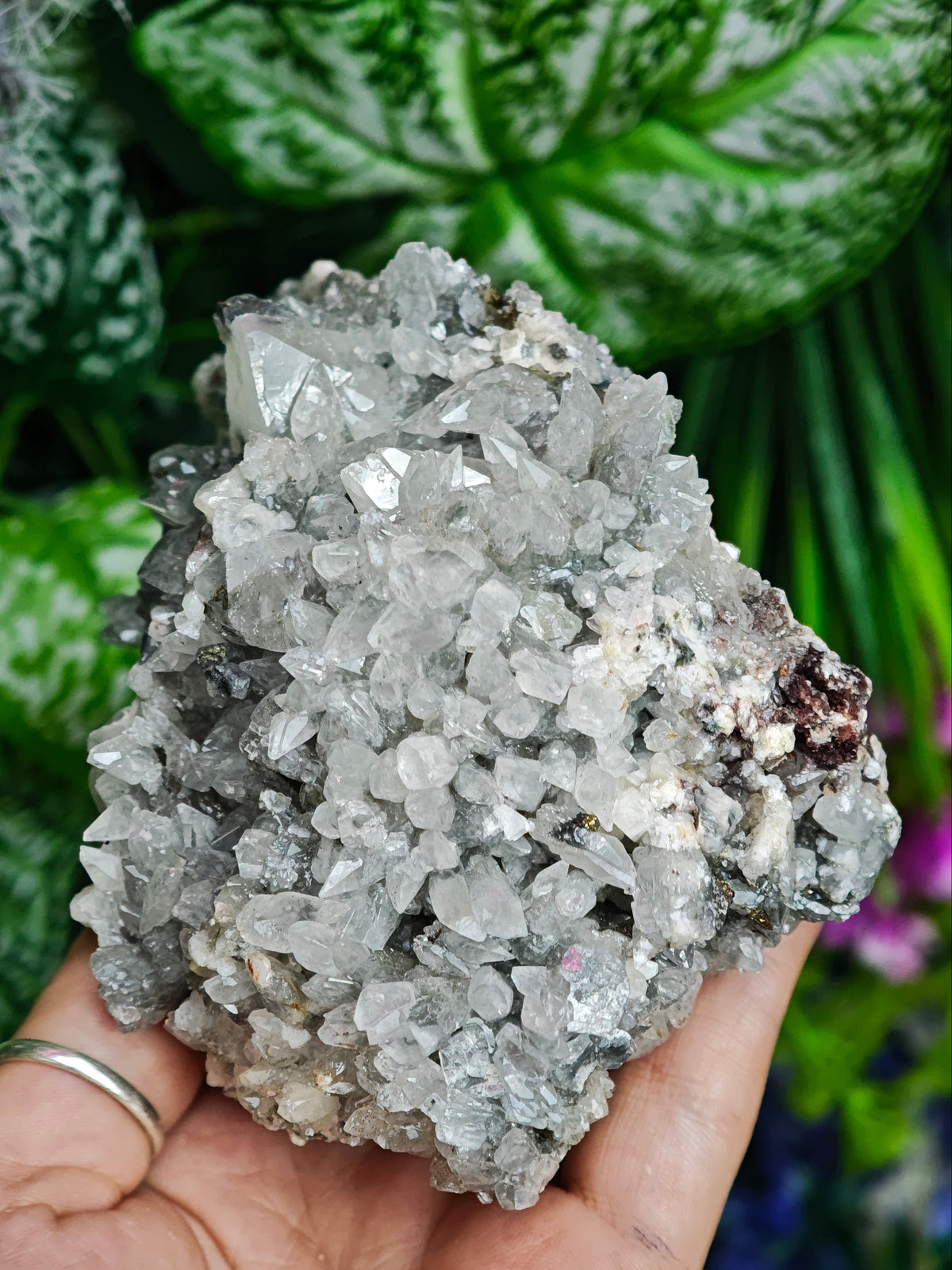 Daye Liutie Feather Calcite Specimen
