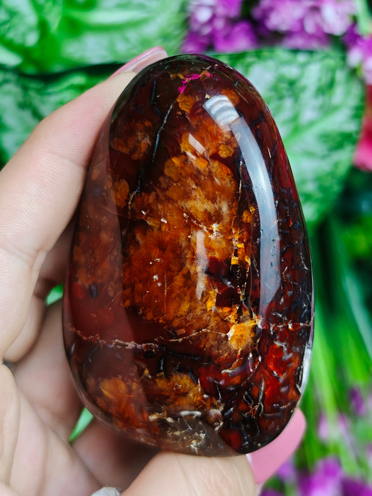 Carnelian & Orca Agate Freeform