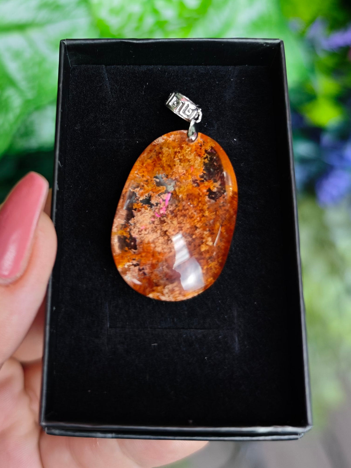 Garden Quartz Sterling Silver Pendant