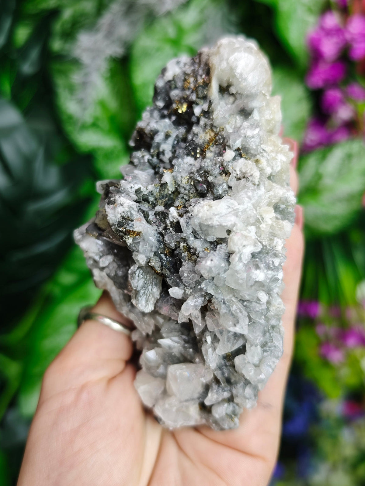 Daye Liutie Feather Calcite Specimen