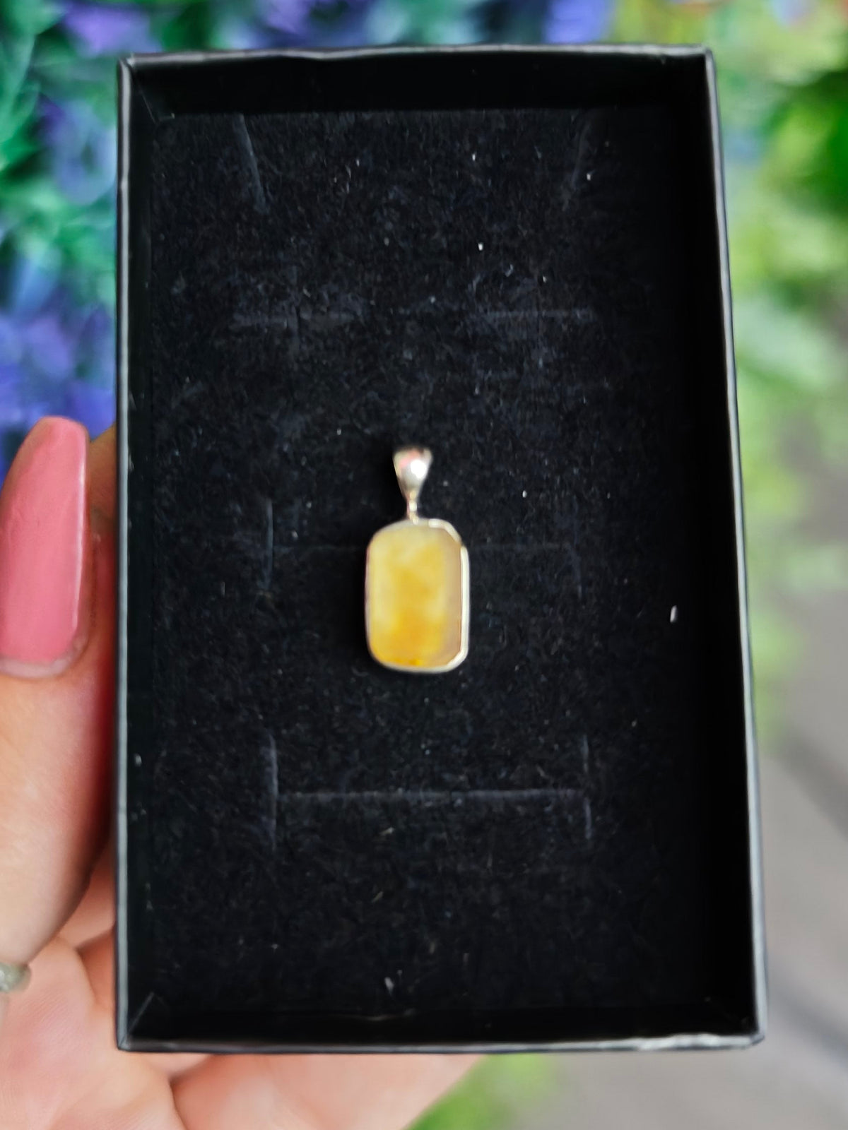Libyan Desert Glass Sterling Silver Pendants