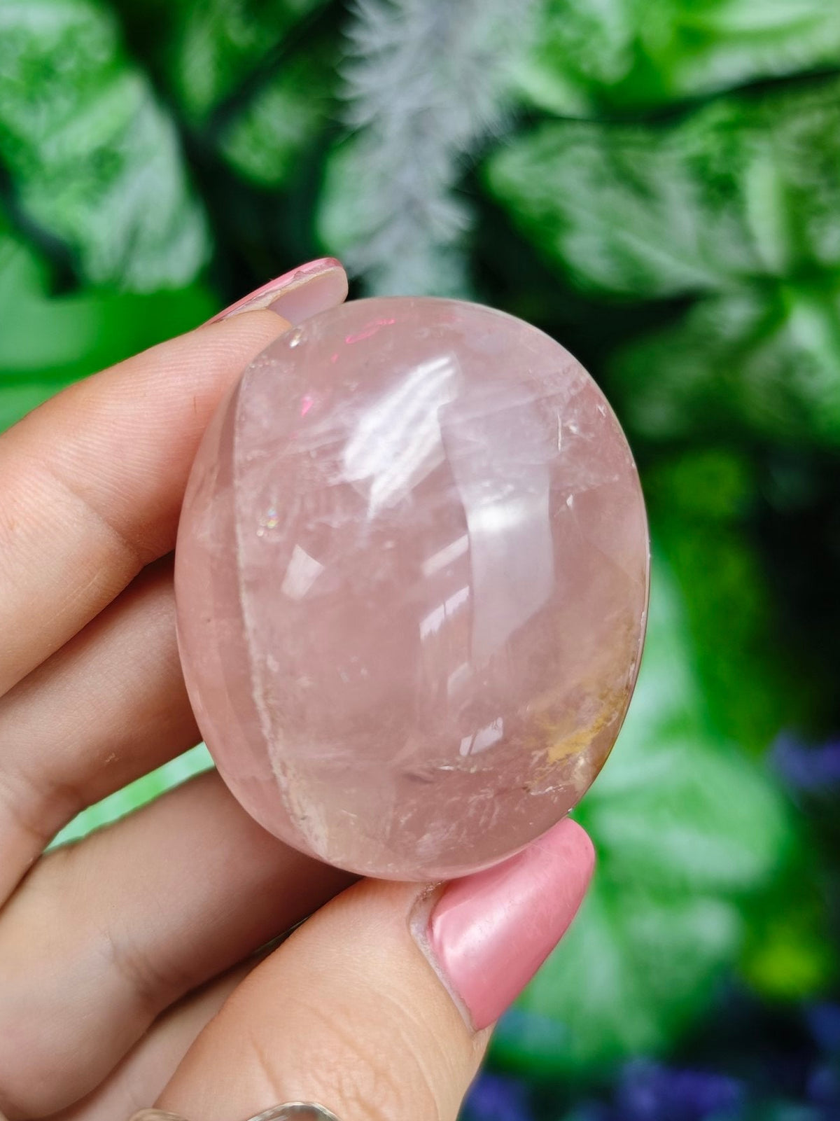 Rose Quartz Palm Stones