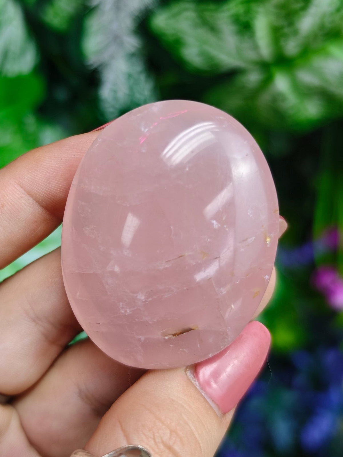 Rose Quartz Palm Stones