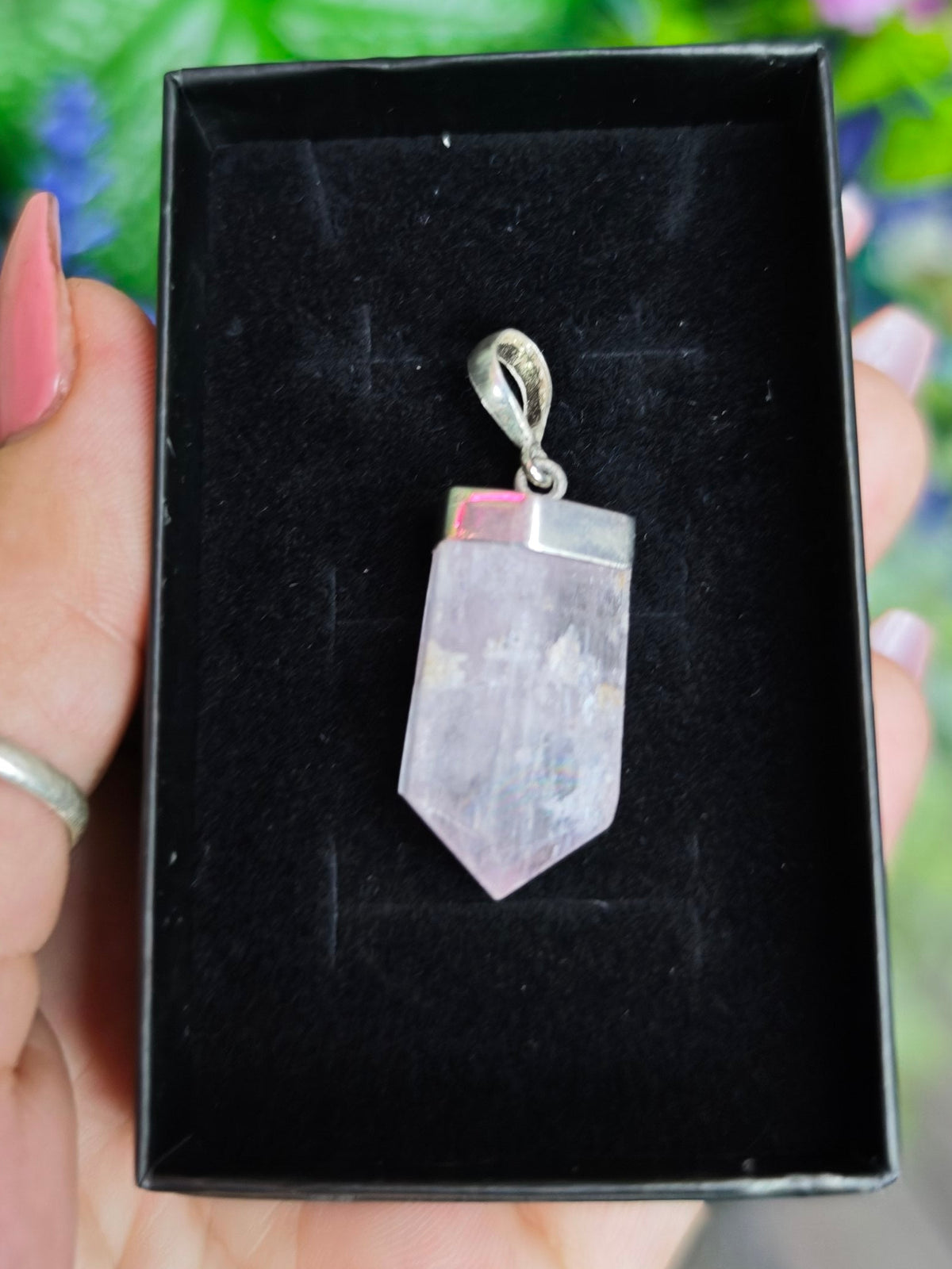 Kunzite Sterling Silver Pendant