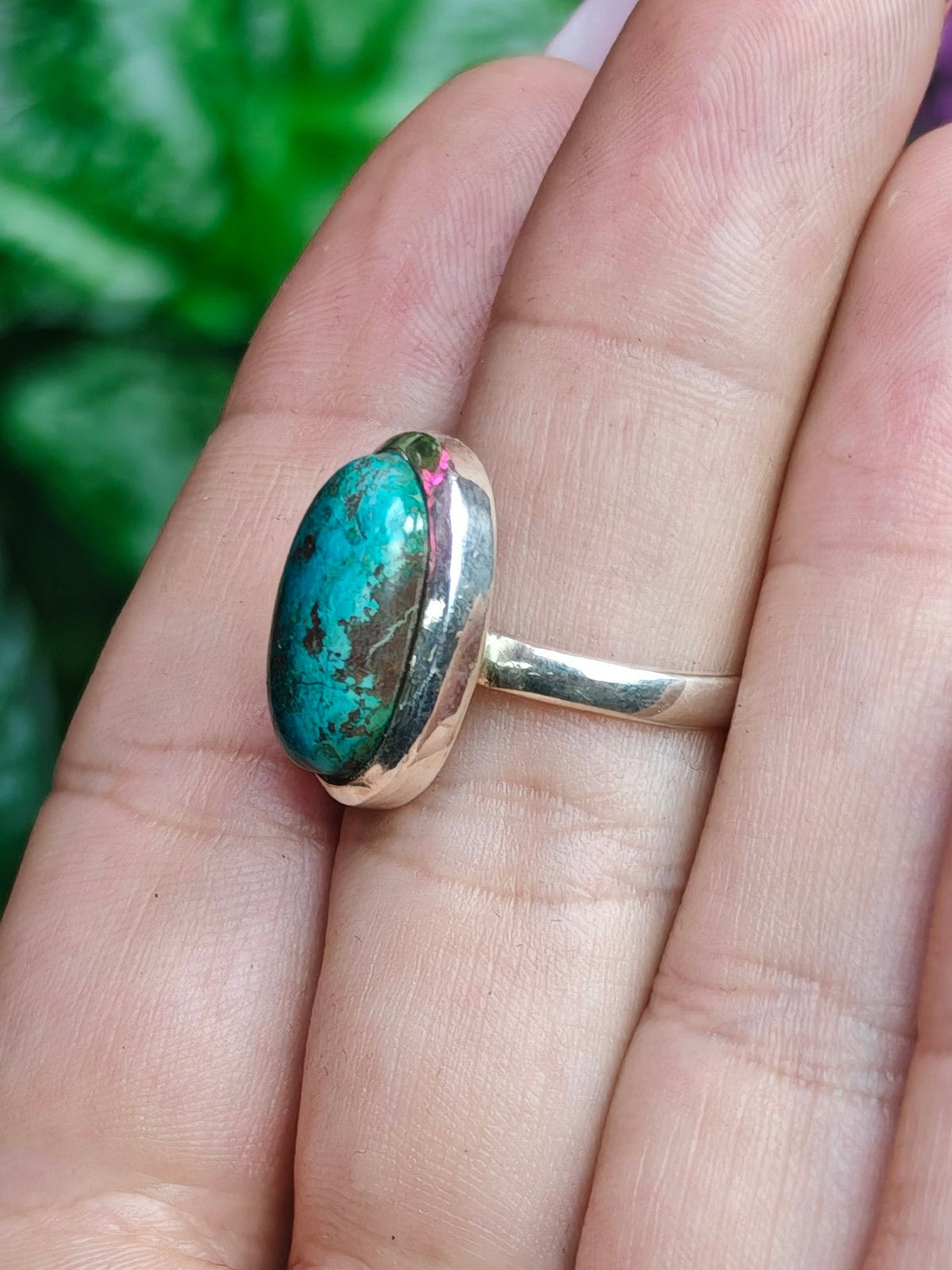 Kingsman Turquoise Ring Size 8 Sterling Silver