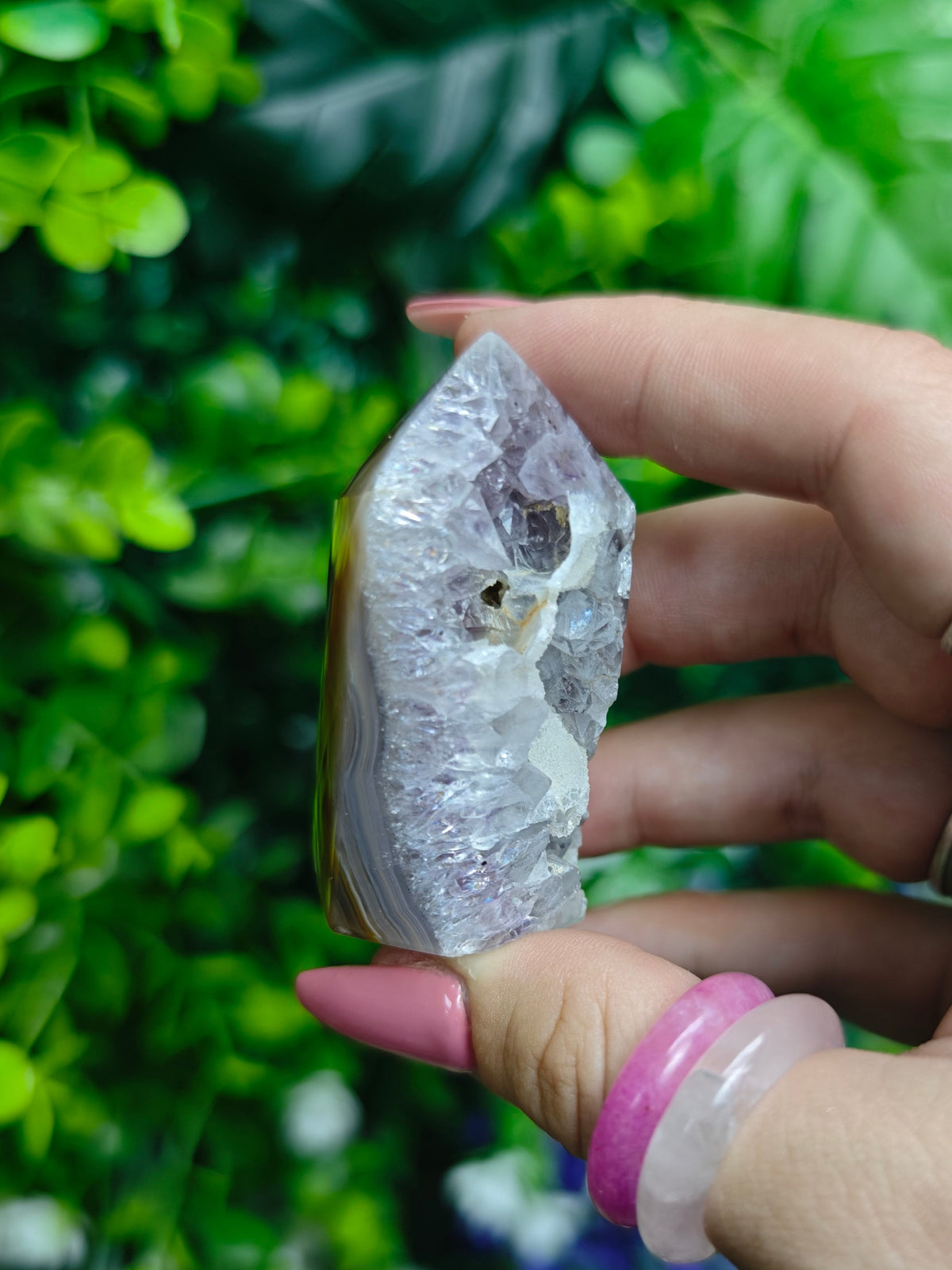 Brazilian Amethyst & Agate Tower