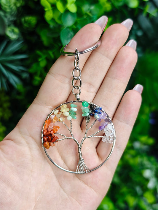 Chakra Tree of Life Keychain