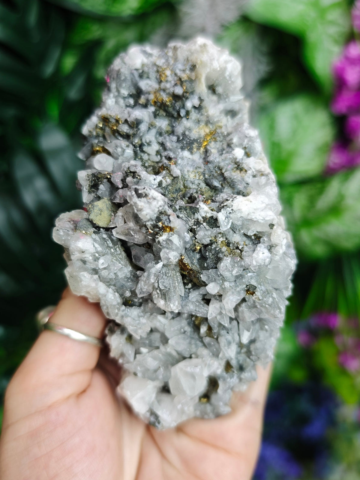 Daye Liutie Feather Calcite Specimen